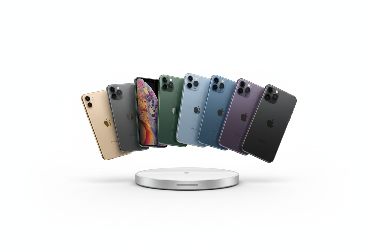 Chargeur sans fil avec iPhones compatibles iPhone 8 au 16 Pro Max